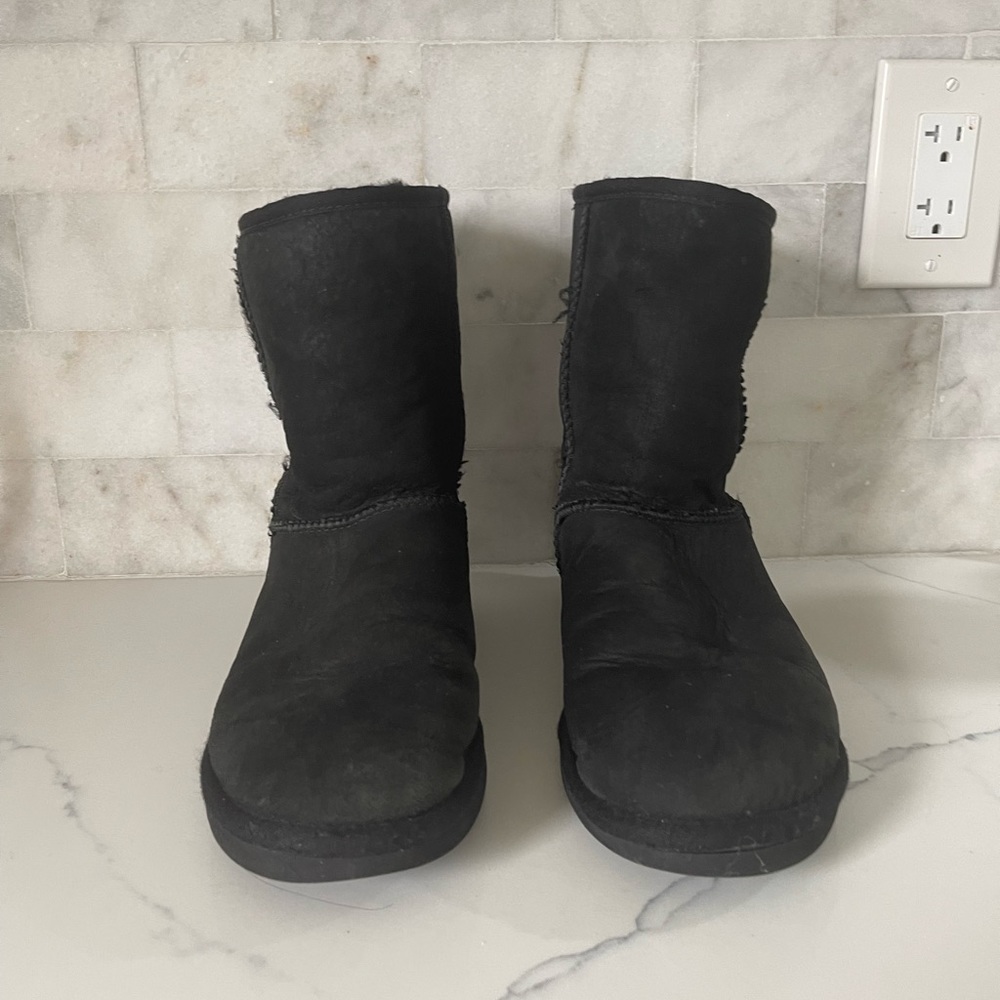 UGG boots classic short sheepskin BLACK Vintage